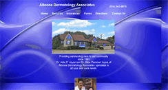 Desktop Screenshot of altoonadermatology.com